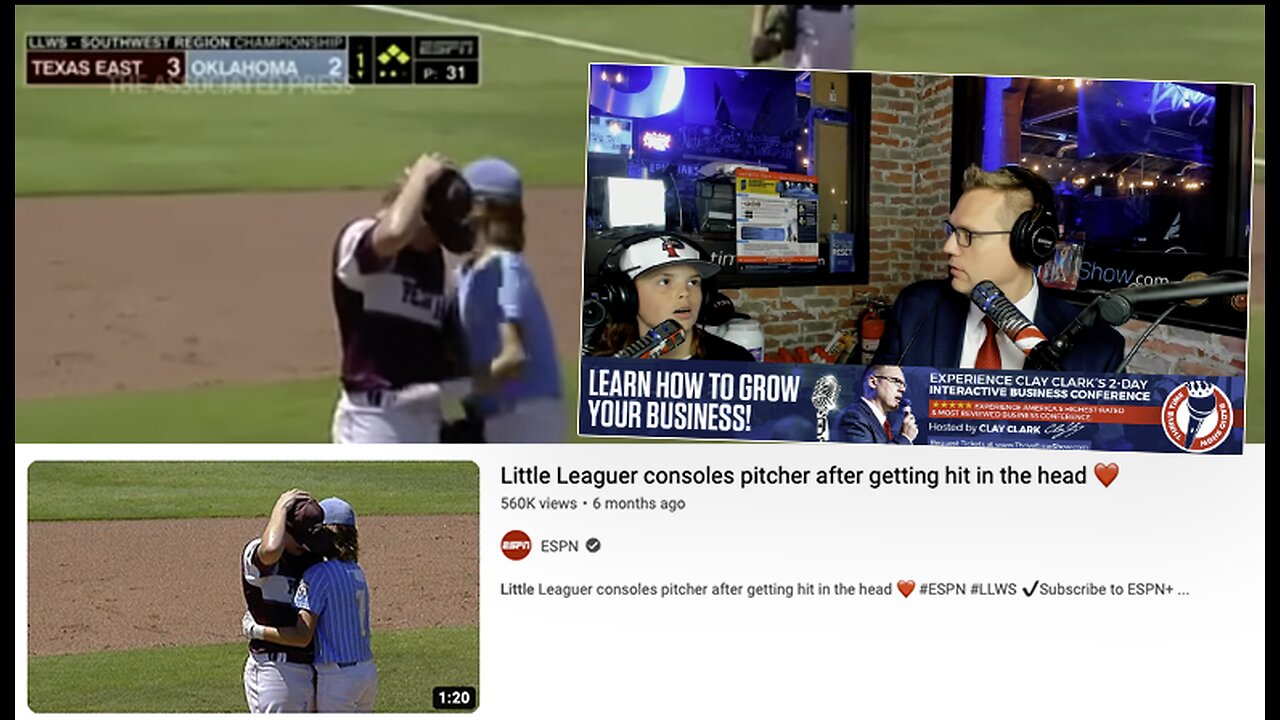 Little League | Little League Batter Hugs Pitcher Who Him In Head with Ball!!! An Interview with ​​Zay Jarvis (13 Years Old) & Austin Jarvis