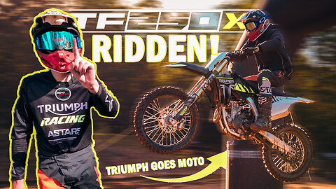 Triumph's dirt bike gamble | TF 250-X RIDDEN! | INFO MOTO