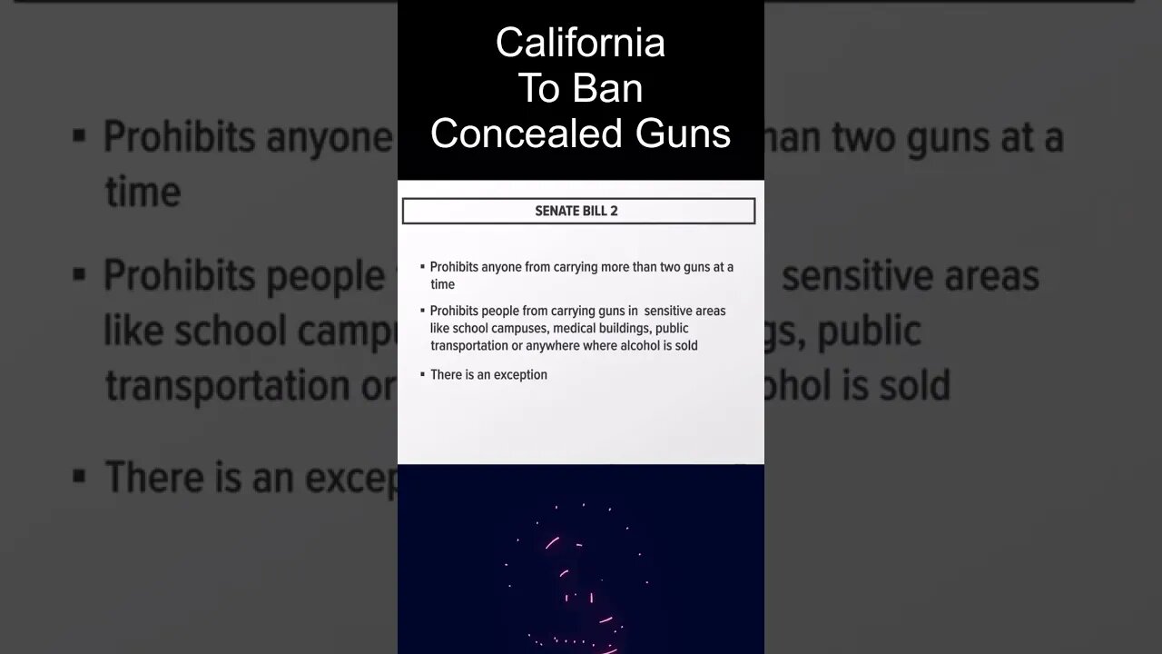 California To Ban Concealed Carry 😮 #newsome #california #concealedcarry #felony