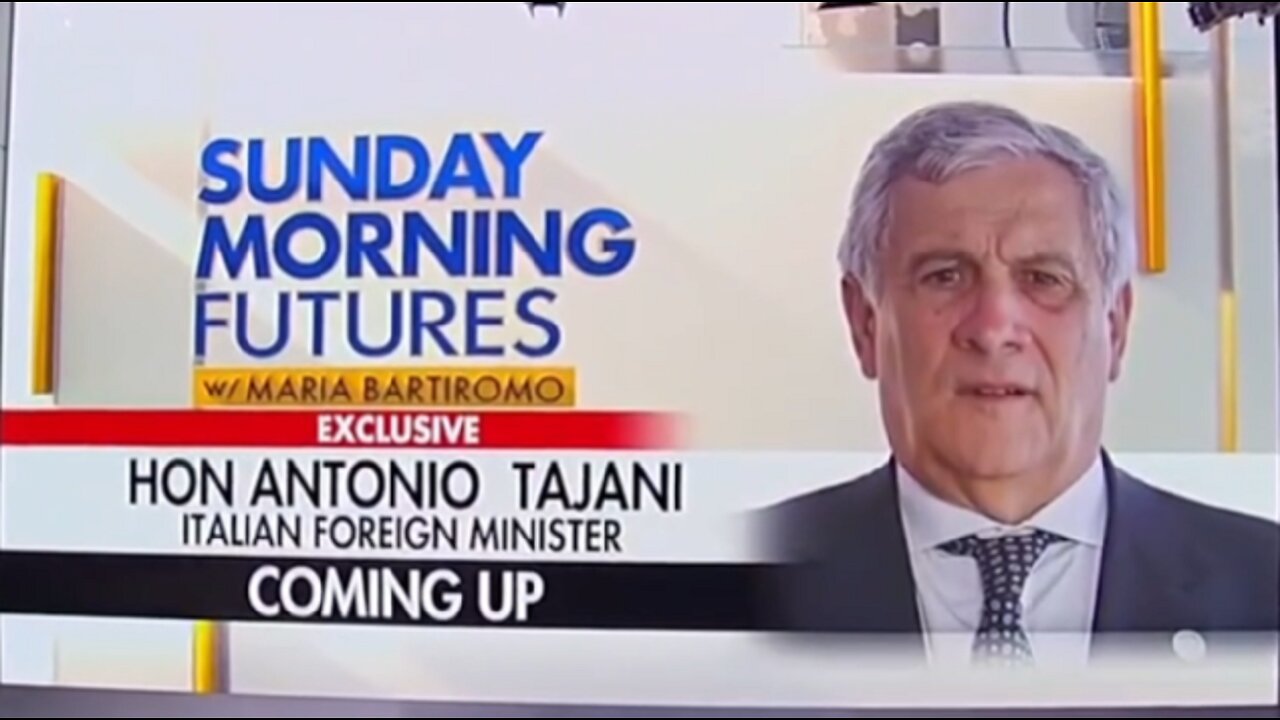 SMF - TAJANI FROM ITALY