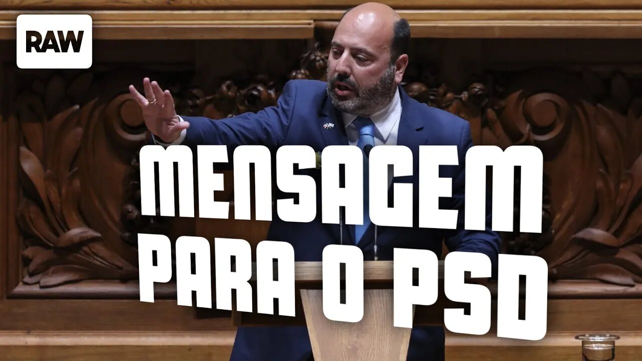 Mensagem para o PSD - Pedro Pinto