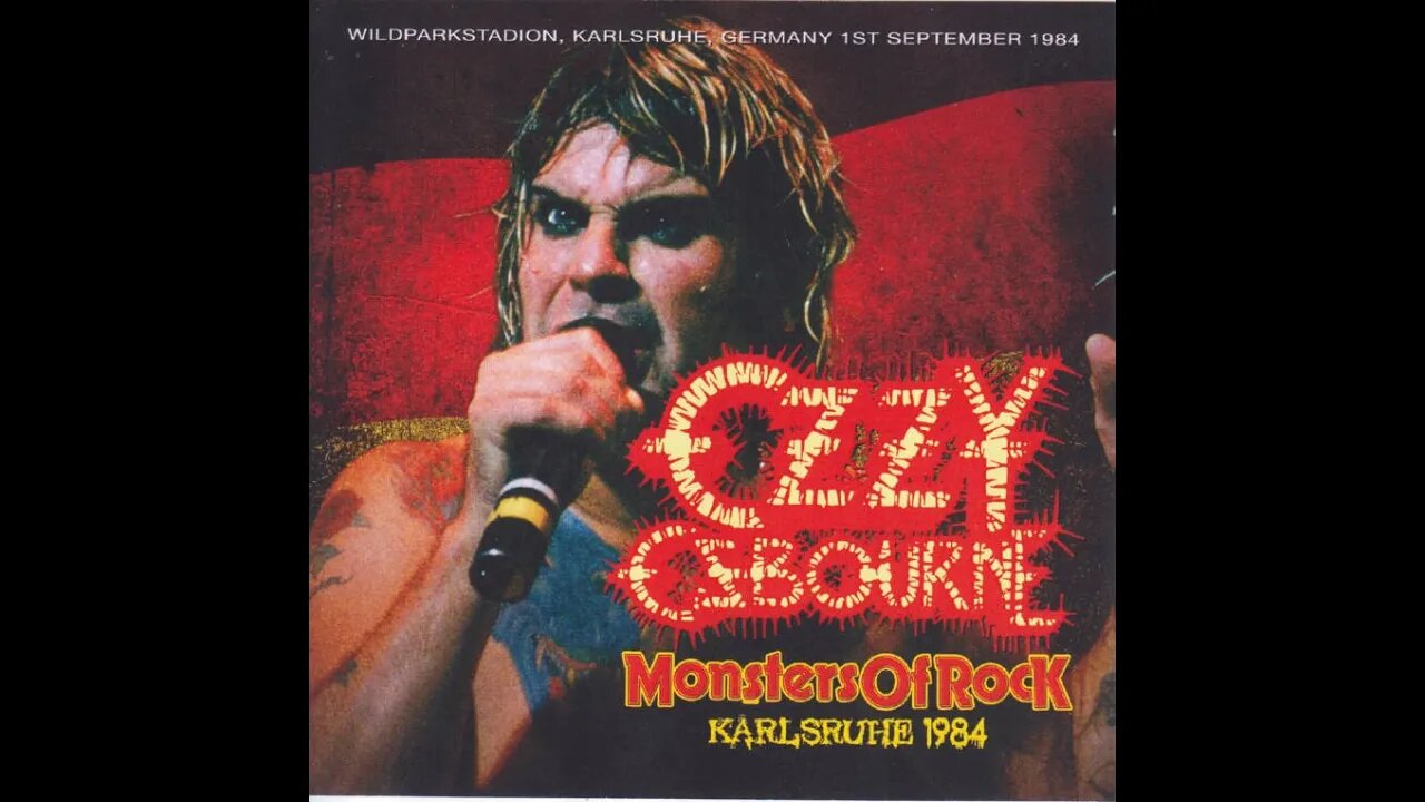 Ozzy - Monsters of Rock 84' - Karlsruhe, Germany 9-1-1984! 😎🤘