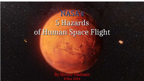 NASA’s five hazards of space flight