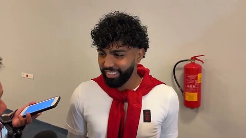 GABIGOL FALA SOBRE PRESSÃO NO FLAMENGO E SE IRRITA COM JORNALISTA APÓS FLAMENGO 4 X 2 AL AHLY