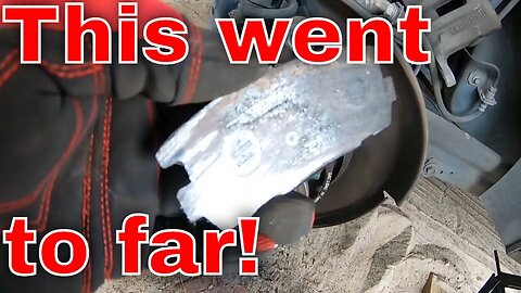 The most exciting (boring) rear brake change EVER!