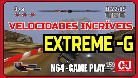 Velocidades incriveis em "Extreme-G" para N64!