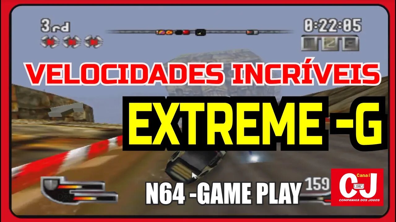 Velocidades incriveis em "Extreme-G" para N64!