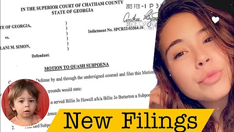 Leilani Defense File Motion To Quash Recent Subpoenas For Dental Records! Says It Violates Her Right