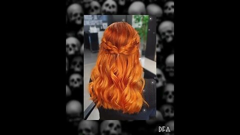 CABELOS DA COR LARANJA #hairstyle #colorhair #cabeloscoloridos #orangehair