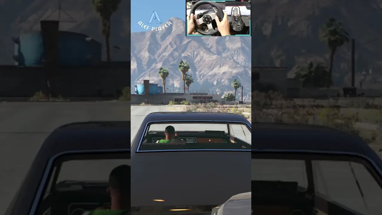 Chevrolet Opala Gran Luxo 1972 - GTA V | Logitech g27 gameplay em alta velocidade #10 #shorts