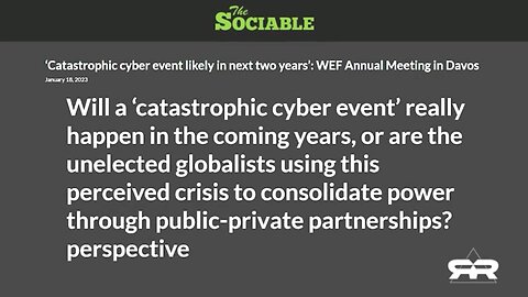 Imminent Cyber Attack for A New World Order! Greg Reese InfoWars