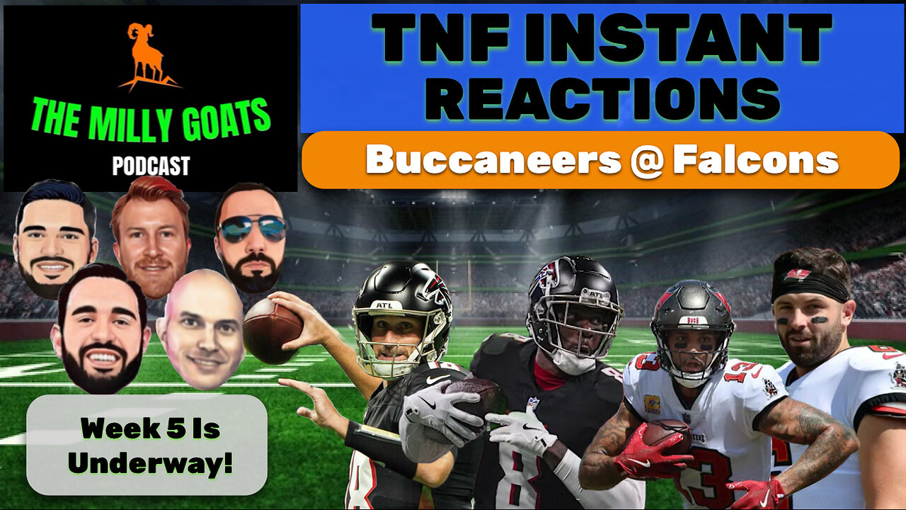 TNF Instant Reactions for Falcons vs Buccaneers