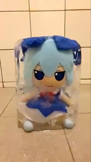 BAKA Hell nah 😭🧊🧊🧊❄️ #plush #plushie #touhoufumo #cirno