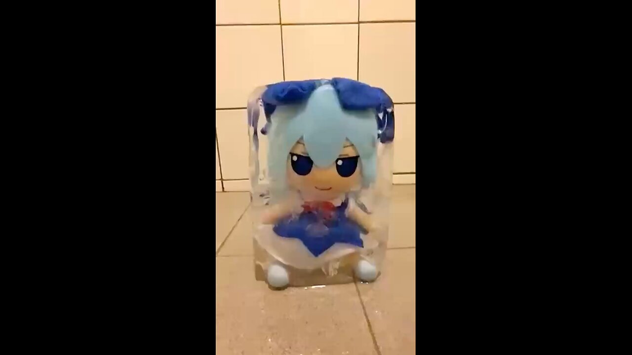 BAKA Hell nah 😭🧊🧊🧊❄️ #plush #plushie #touhoufumo #cirno