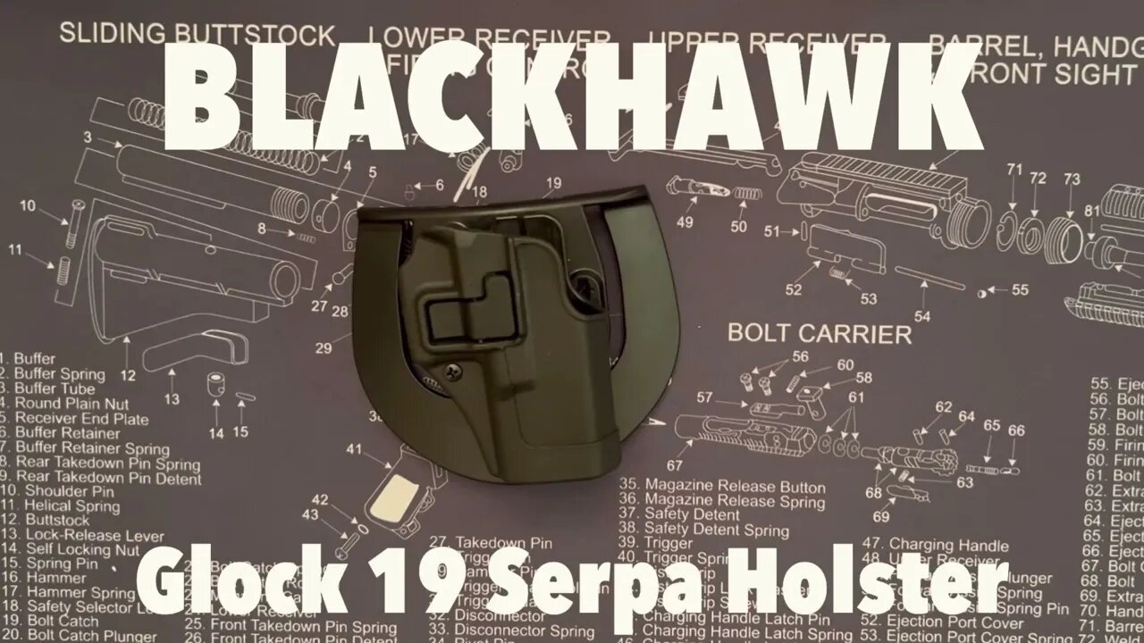 Glock 19 OWB Holster by Black Hawk