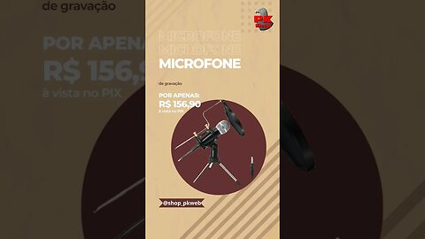 𝕸𝖎𝖈𝖗𝖔𝖋𝖔𝖓𝖊 𝖉𝖊 𝖌𝖗𝖆𝖛𝖆çã𝖔 Precisando de microfone?Confira em nossa #lojavirtual #shoppkweb #shorts