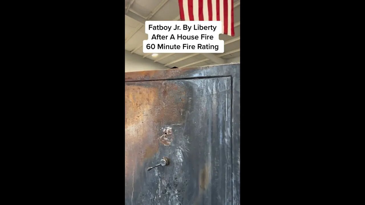 Fatboy Jr. by Liberty Safe After House Fire