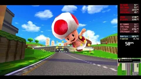 Citra | Mario Kart 7 | 5800X | RX 6600 | 10x 4000x2400 | 2023