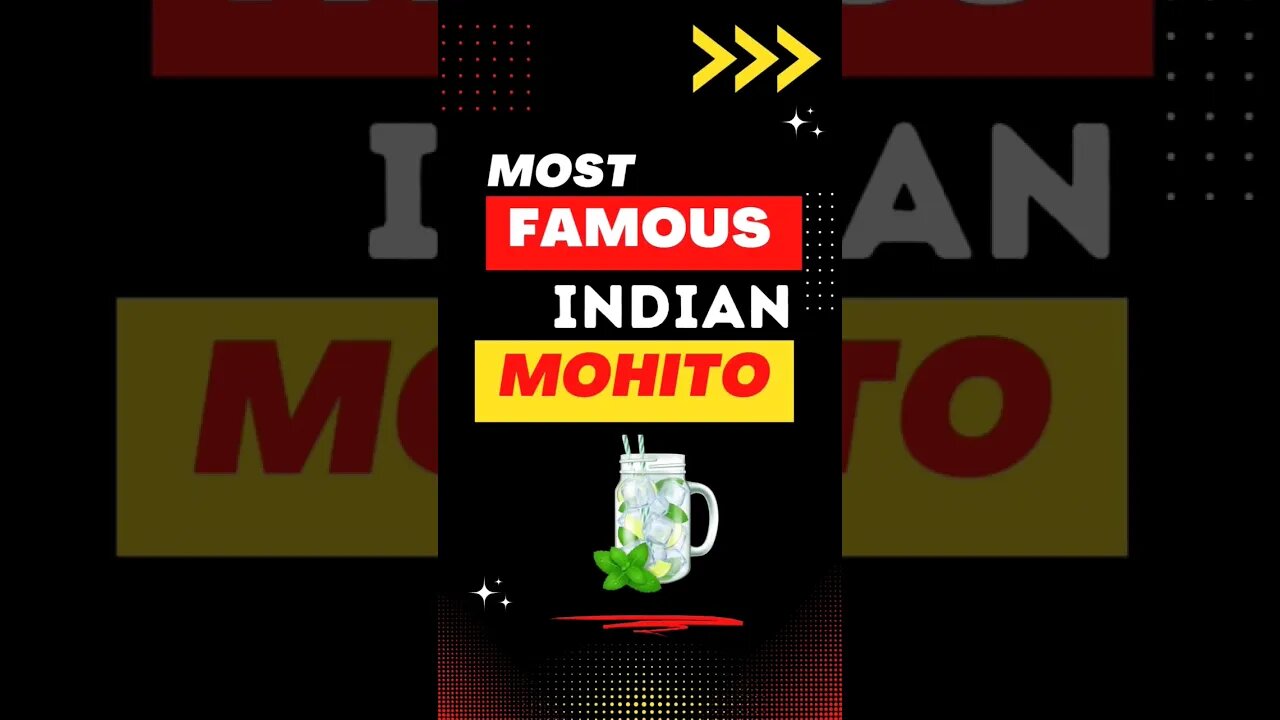 Famous Indian Mojito 🍸 #shorts #tiktok #Exactshorts #tiktok