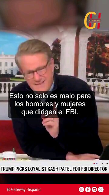 JOURNALIST WOKE attacks the new head of the FBI, Kash Patel