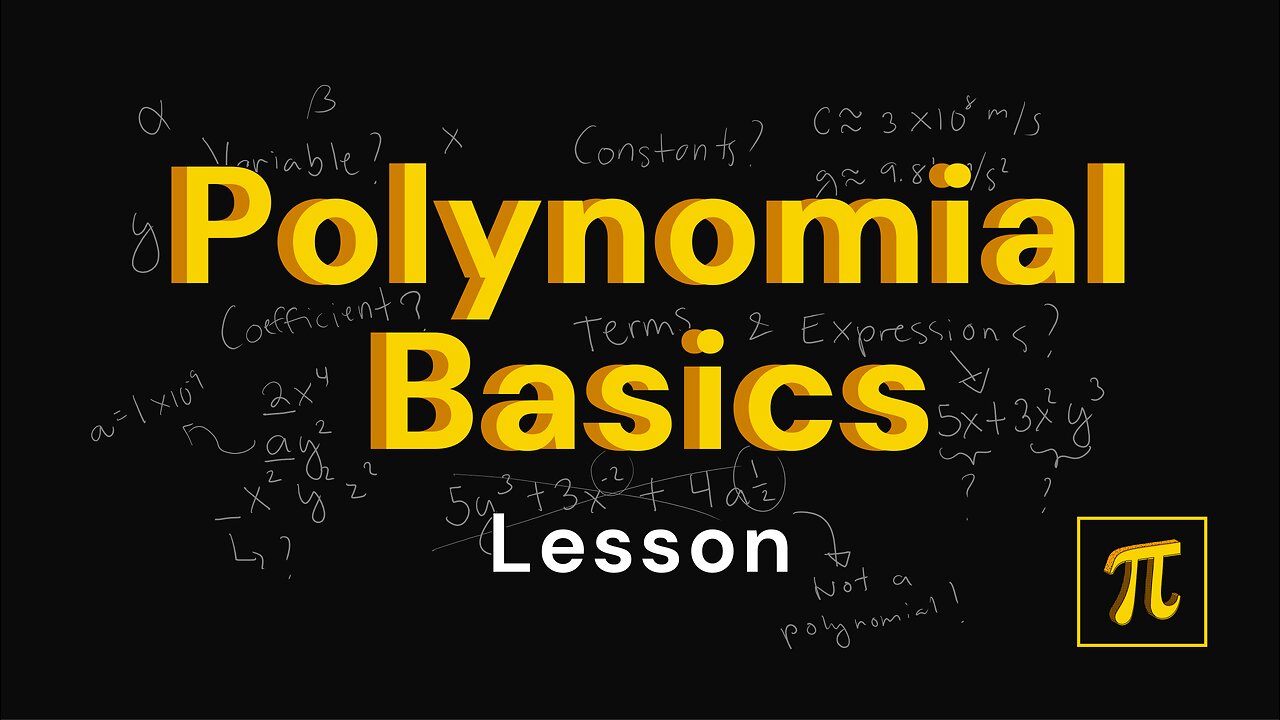 What are POLYNOMIALS? - It is easy, just master these FUNDAMENTALS!