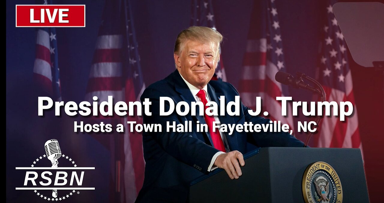 APCO NEWS - LIVE: President Trump Hosts a Town Hall in Fayetteville, NC - 10/4/24