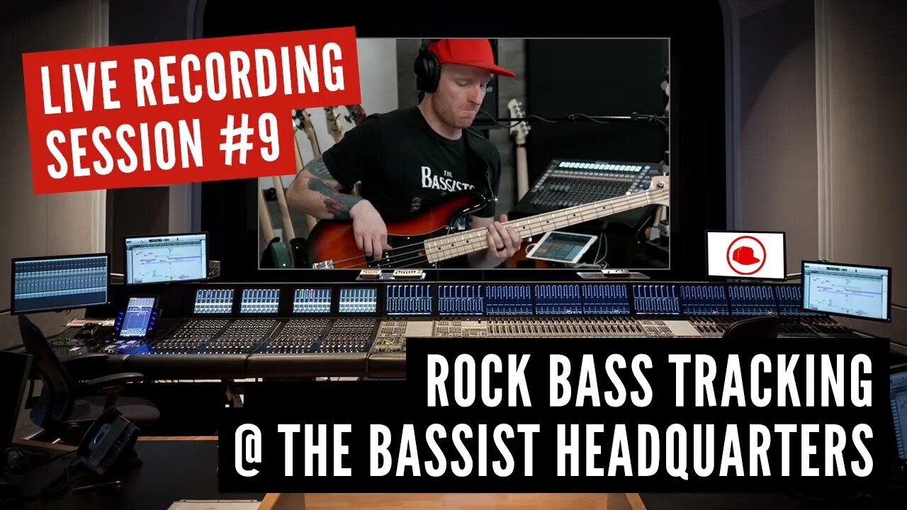 ROCK BASS TRACKING - LIVE RECORDING SESSION #9