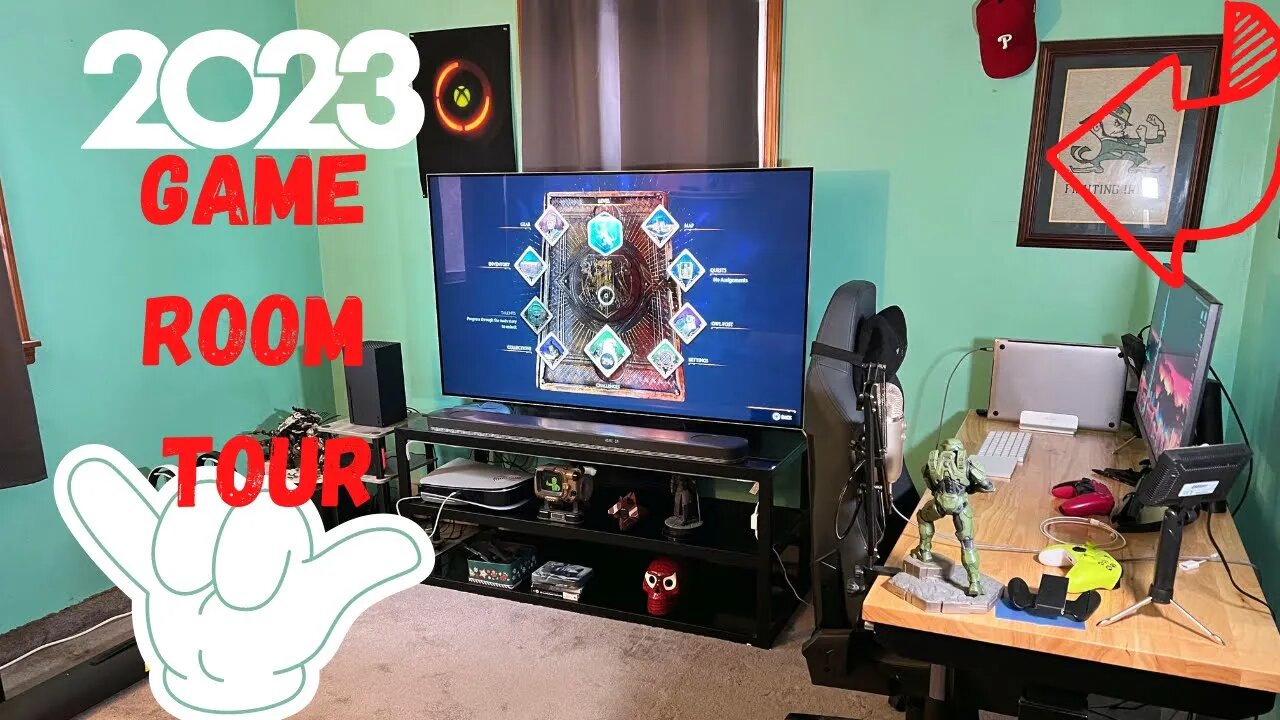 Touring the Dream Gameroom of 2023 - See What'll Be Inside! #gameroom #hogwartslegacy