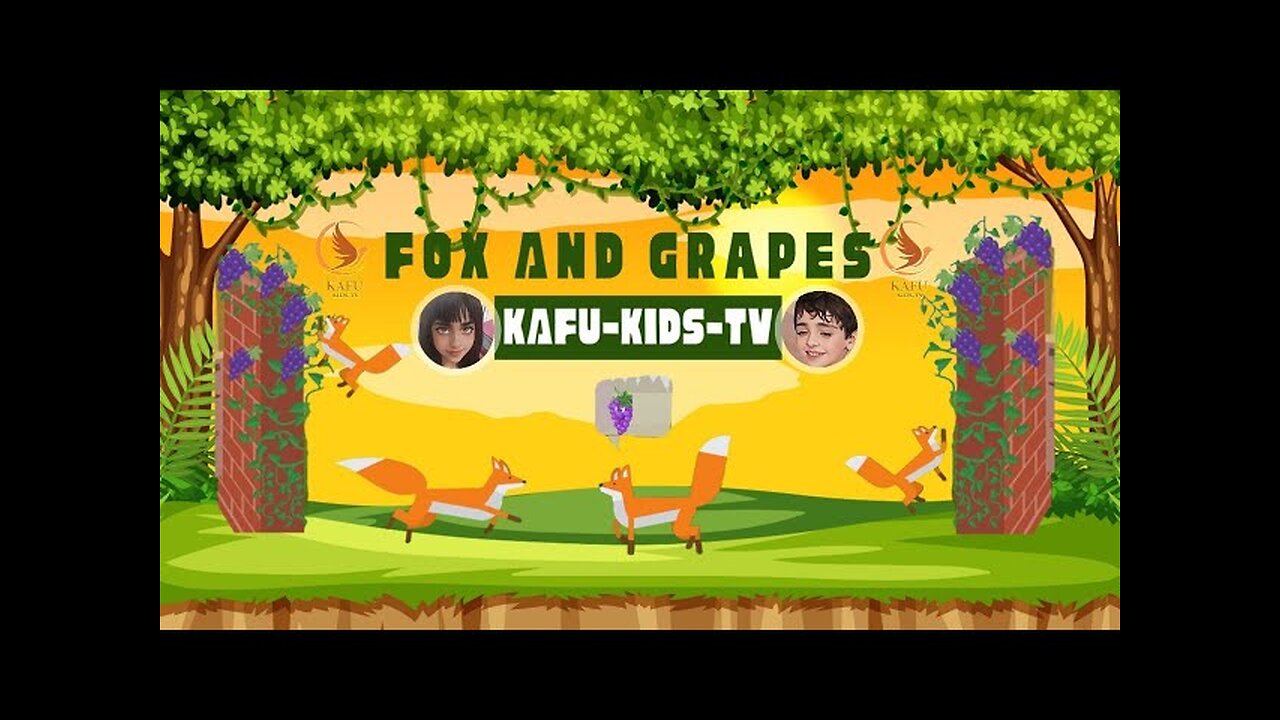 FOX AND GRAPES_Kids Stories_English Stories_Bedtime Stories