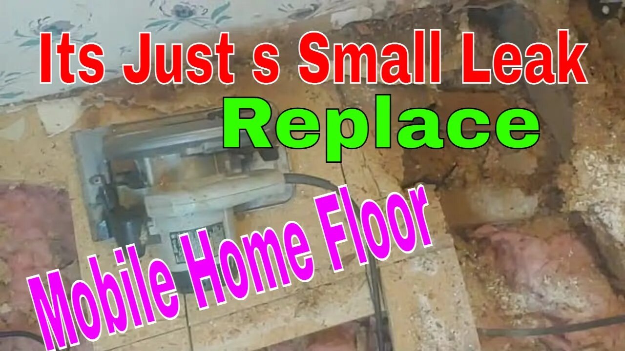 starting mobile home floor replacement