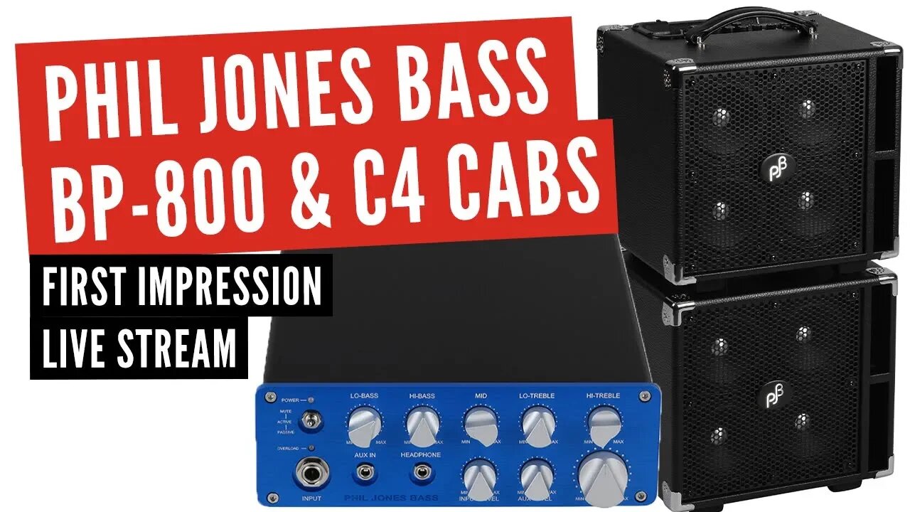 Phil Jones Bass BP-800 & C4 Cabs