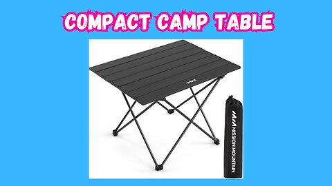 Compact Camp Table