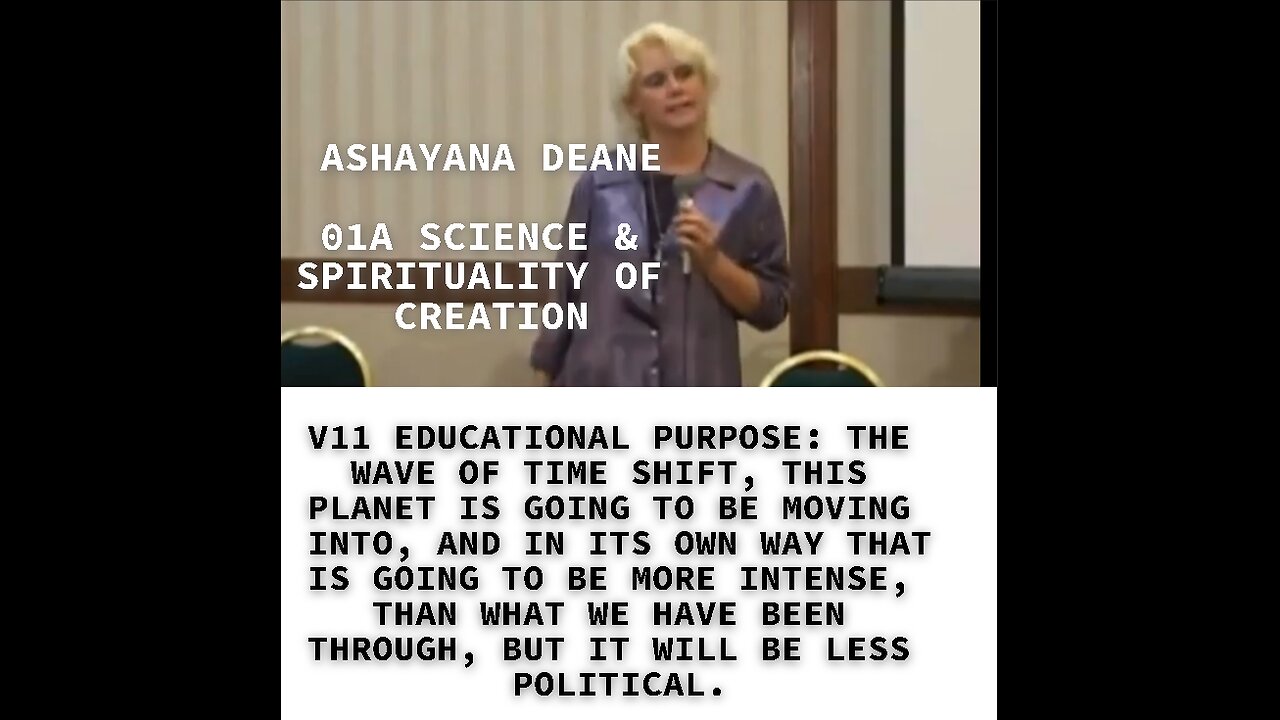 V11 EDUCATIONAL PURPOSE: THE WAVE OF TIME SHIFT, THIS PLANET IS GOING TO BE MOVING INTO, AND IN ITS