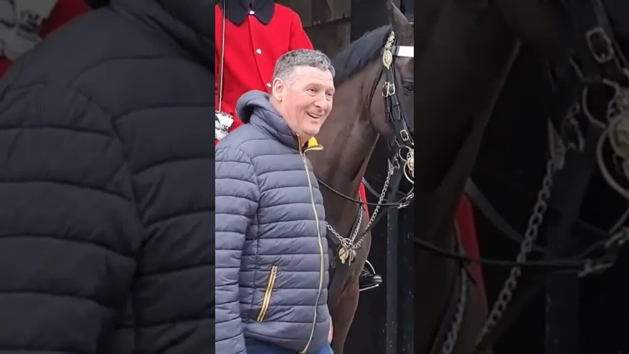 Don't touch the Reins #horseguardsparade