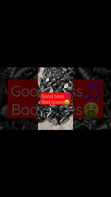 Good Bass 🎵 And Bad Bases 🤮