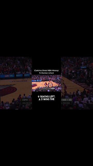 Damian Lillard Clutchest Shot EVER? #shorts