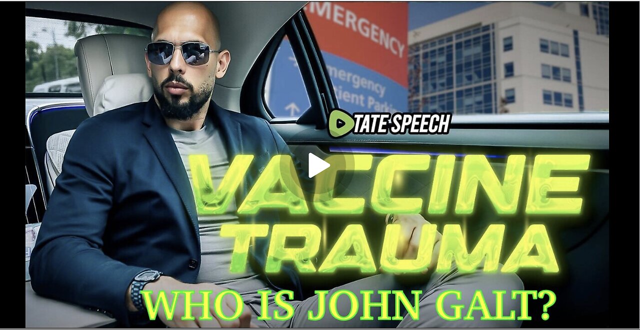 ANDREW TATE ON THE VACCINE INJURED. TELL US HOW YOU REALLY FEEL. TY JGANON, SGANON