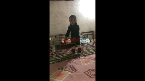 Cute baby dance