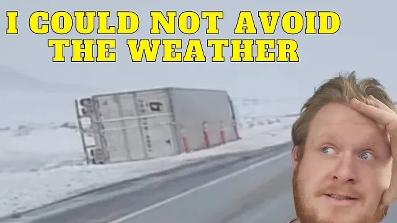 Winter weather finally caught me. Hwy 93 AZ to ID