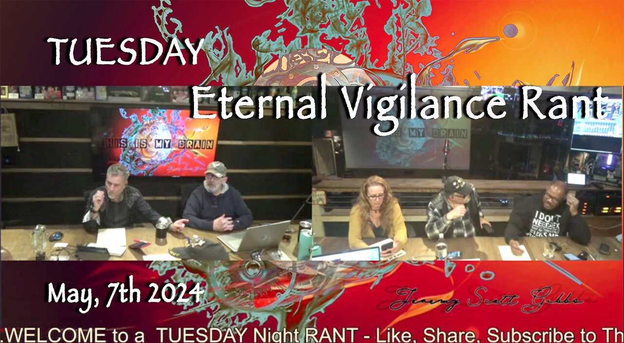 This Is My Brain... On A Tuesday Night Eternal Vigilance Rant - May 7th, 2024