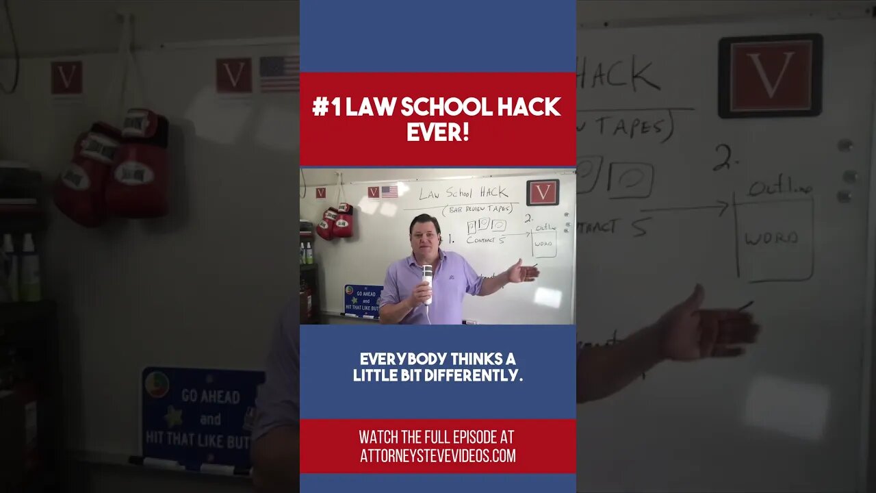 Attorney Steve® Top Law School Hack!