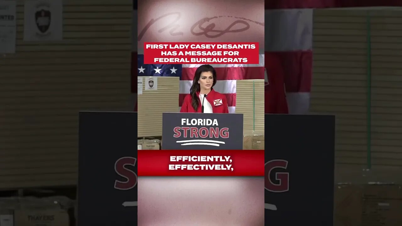 Casey DeSantis has message for federal bureaucrats