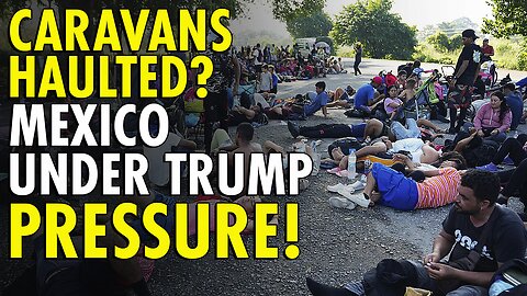 Activists say Mexican authorities have broken up 2 migrant caravans heading to the US