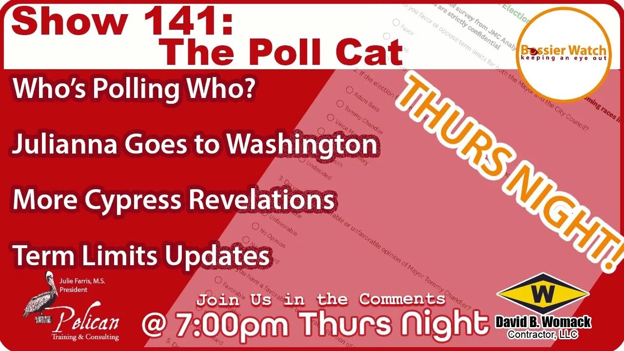 Show 141: The Poll Cat - Facebook Cut Us Off😡