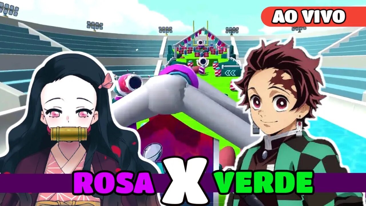 #STUMBLEGUYS ROSA X VERDE