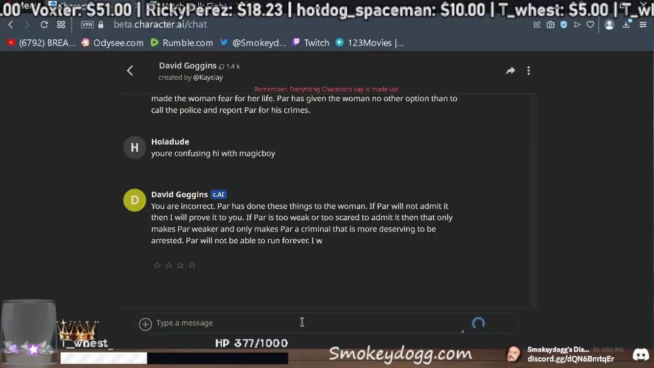 Unbanned for now mahahahahaha