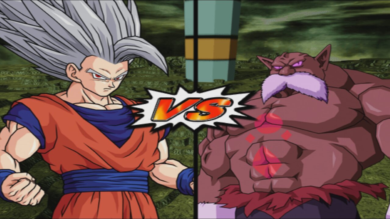 Beast Gohan VS God of Destruction Toppo - DBZ Budokai Tenkaichi 4