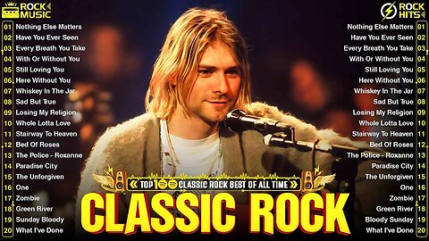 The Beatles, Nirvana, Queen, ACDC, GnR, The Police, Bon Jovi 💥 Ultimate Classic Rock Playlist 80 90s