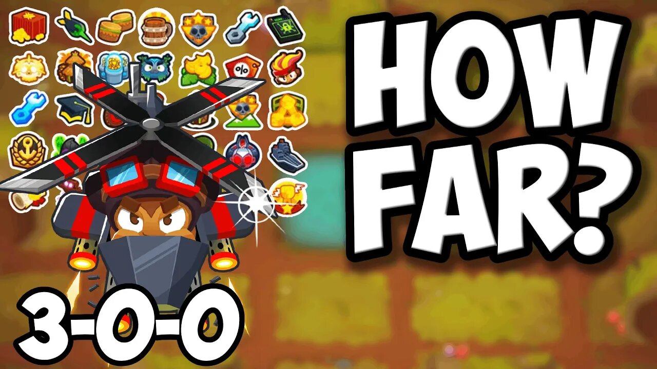 How Far Can a Hypersonic God Boosted Razor Rotors Go in BTD6