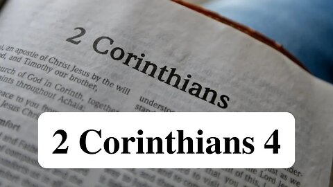 2 Corinthians Chapter 4